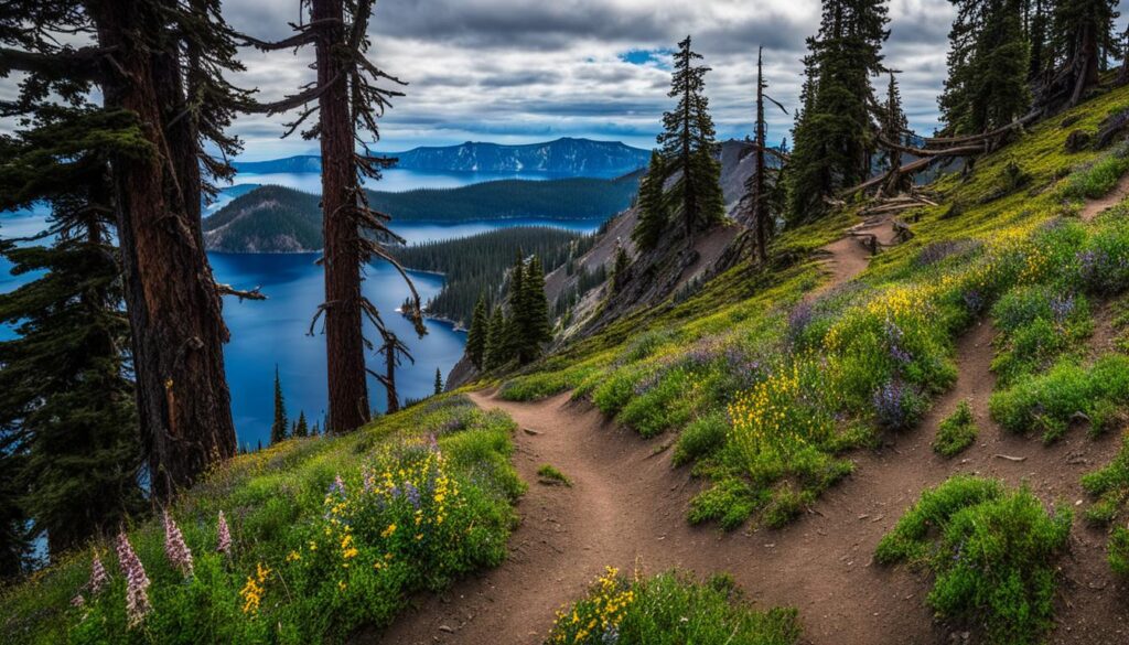 Hard Hiking Trails in Crater Lake National Park
