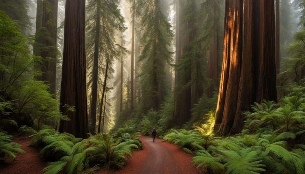 Hard Hiking Trails in Redwood National Park