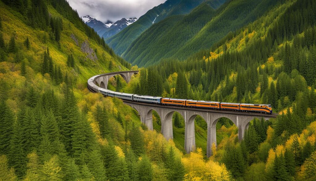 Scenic Train Ride to Kenai Fjords National Park
