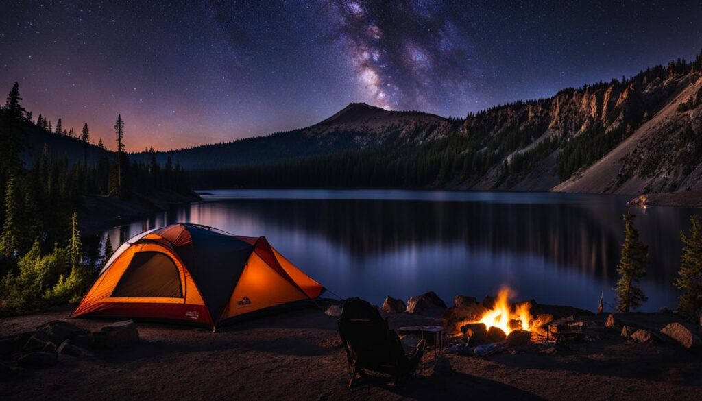crater lake camping