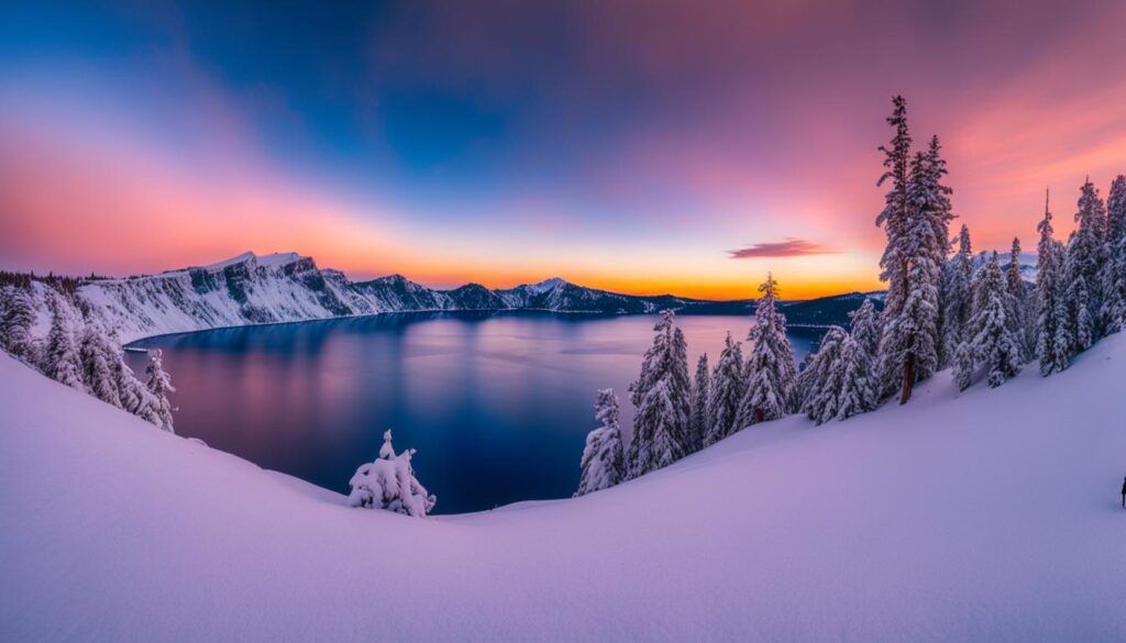 crater lake photography