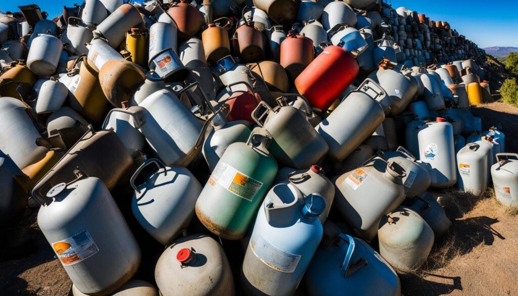 Recycling camping propane tanks