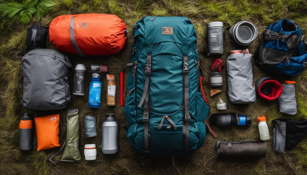 camping backpack essentials