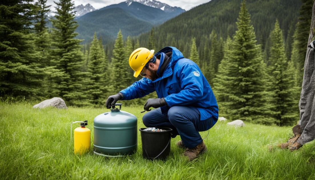 how to dispose of camping propane tanks