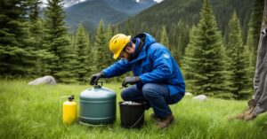 how to dispose of camping propane tanks