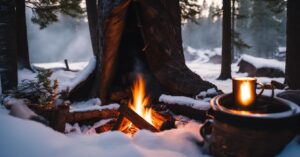 how to stay warm camping