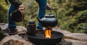 how to use camping coffee pot