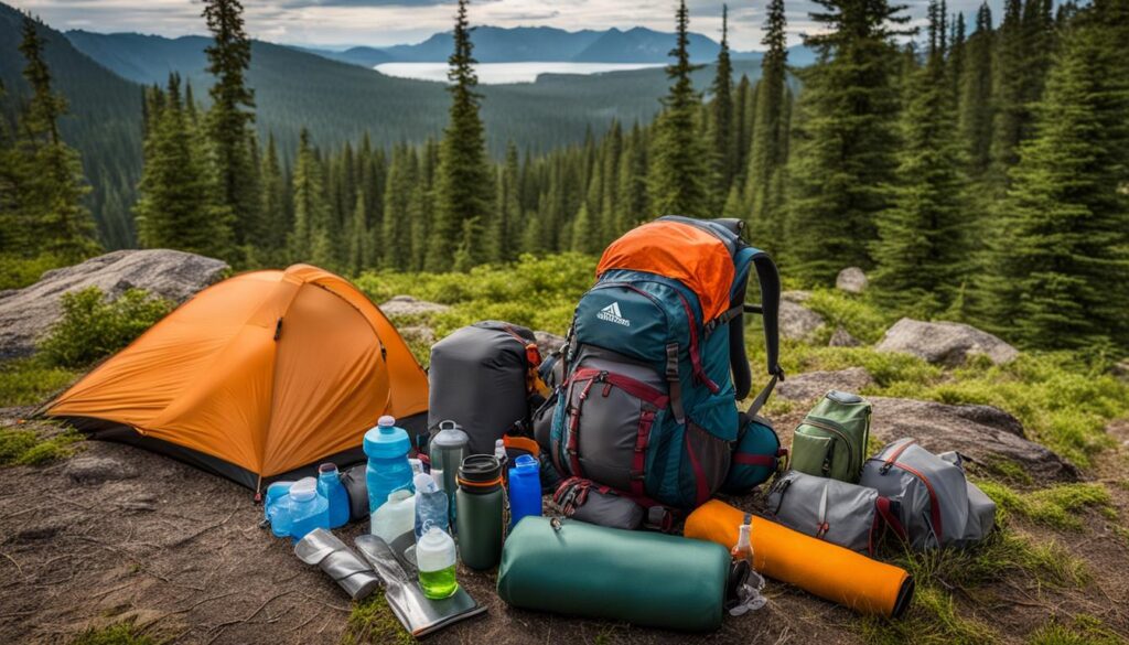 tips for packing a backpack for camping