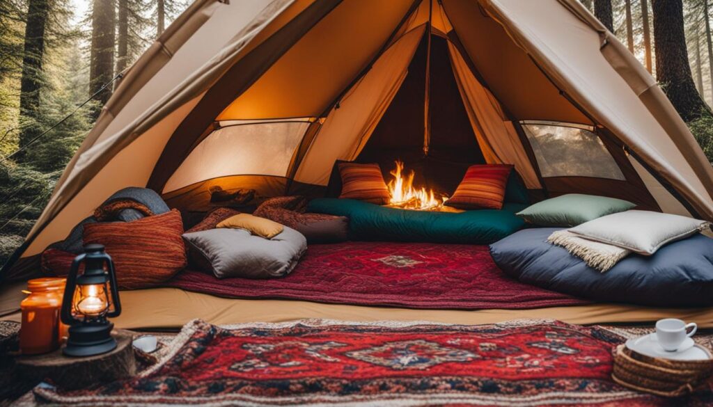 camping gear for maximum comfort