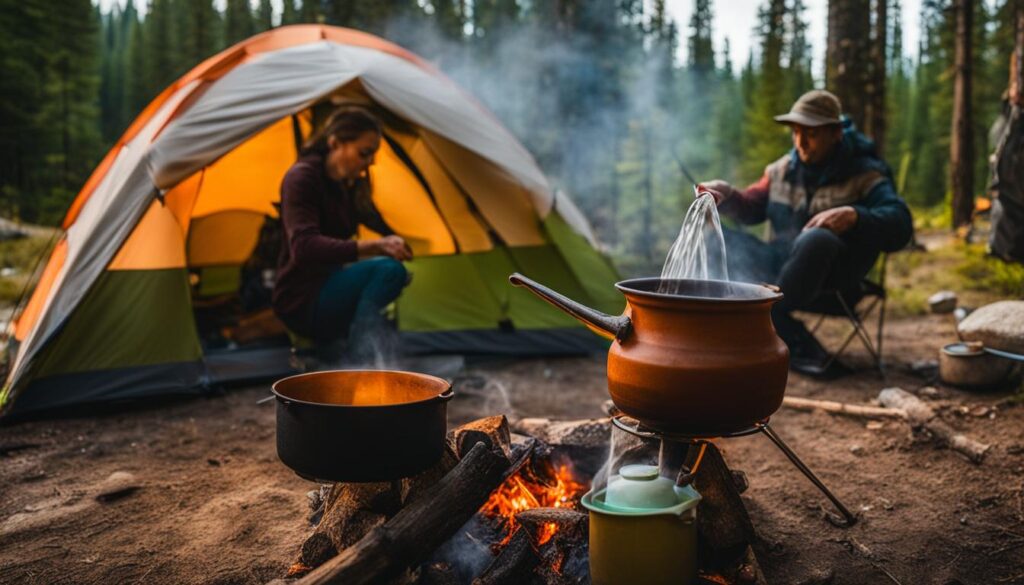 camping water boiling techniques