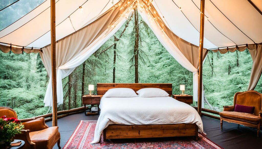 elevated camping experience image