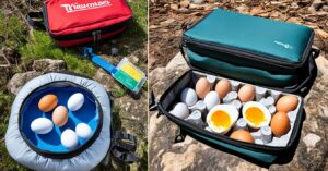 how to pack eggs for camping