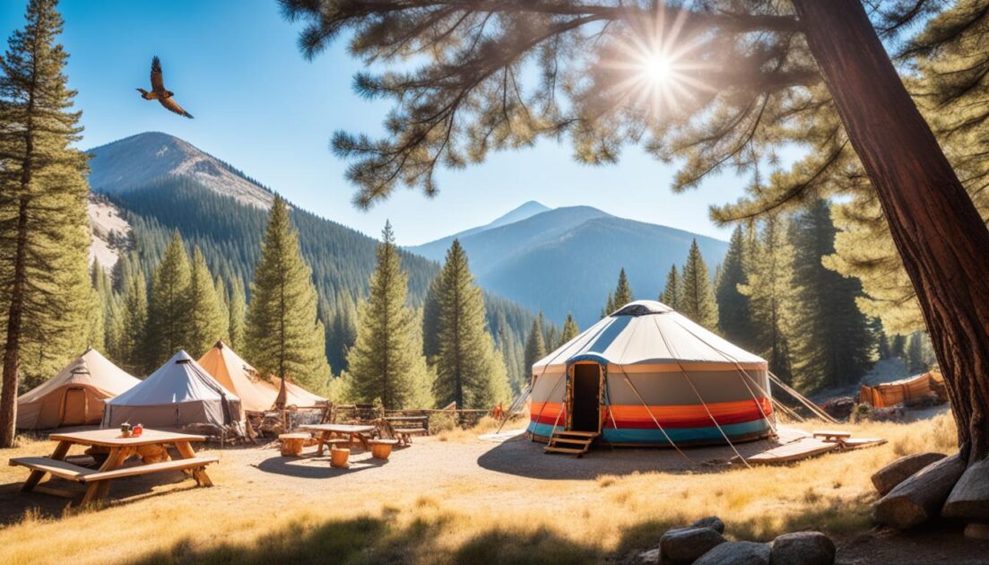 what is yurt camping