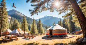 what is yurt camping