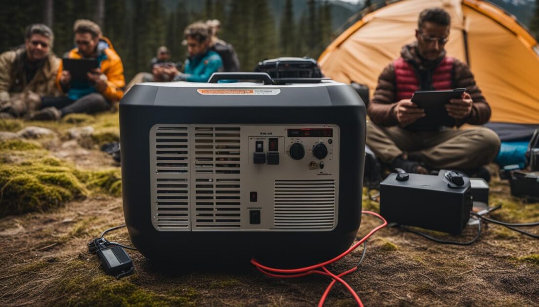 what size generator for camping