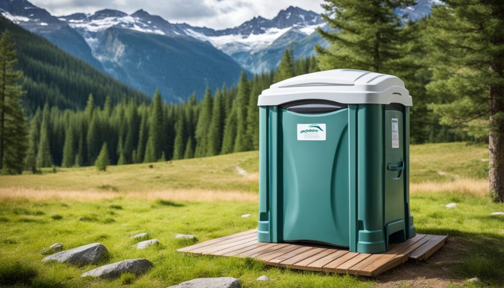 eco-friendly camping toilet