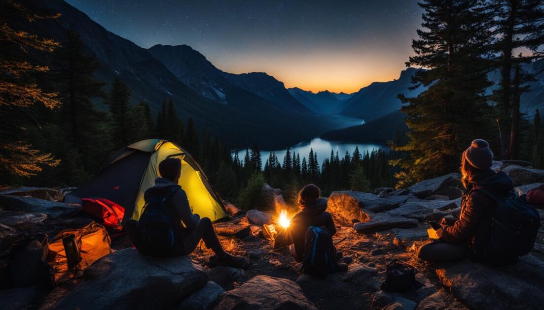 how to charge phone while camping