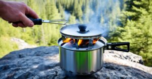 how to use a camping stove