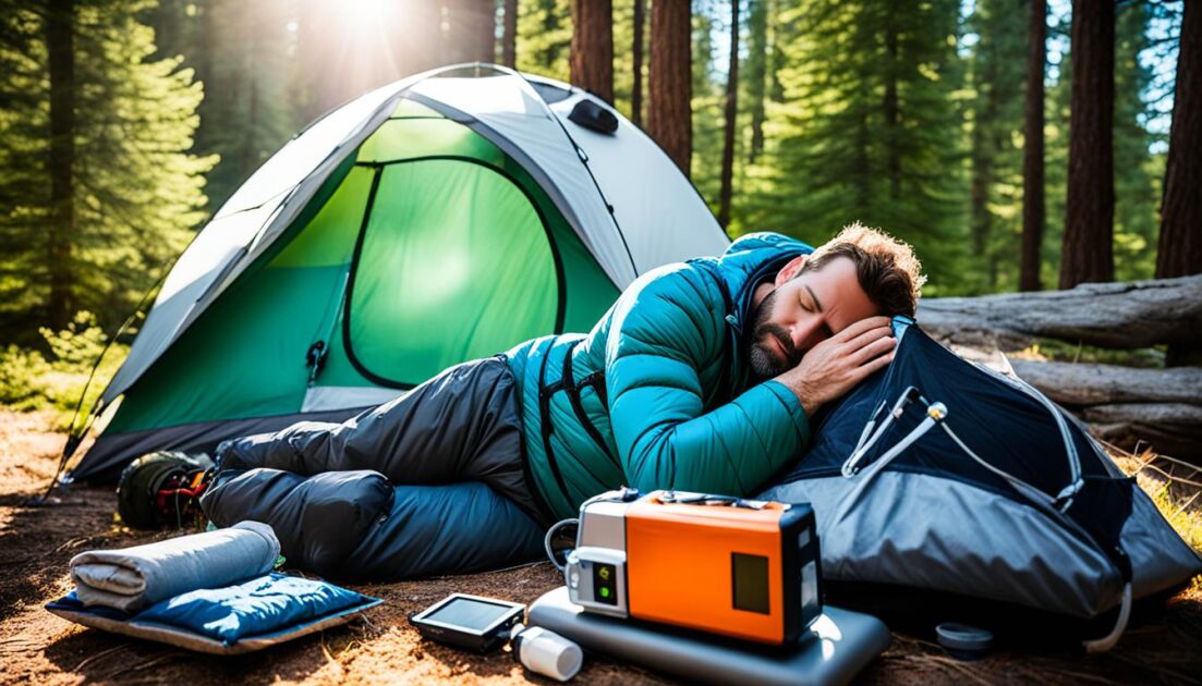 how to use cpap while camping