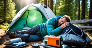 how to use cpap while camping