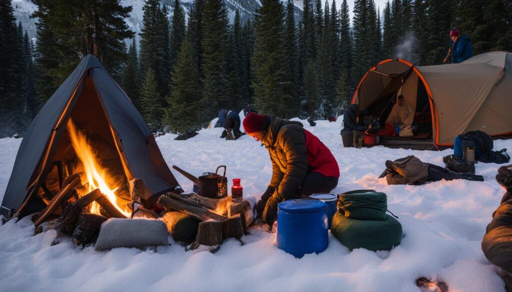 cold weather camping essentials