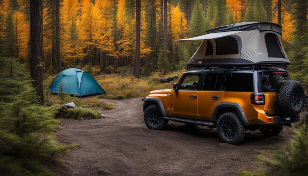 differences between overlanding and camping